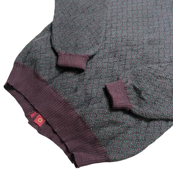 Vintage Nordstrom 100% Merino Wool Cardigan Sweater Made in Uruguay Medium Retro - Picture 10 of 13